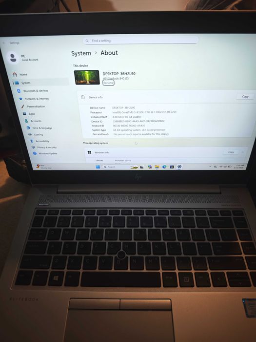 лаптоп Hp EliteBook 840 G5