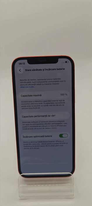 iPhone 12, Red/Black 128GB, 100% Baterie,