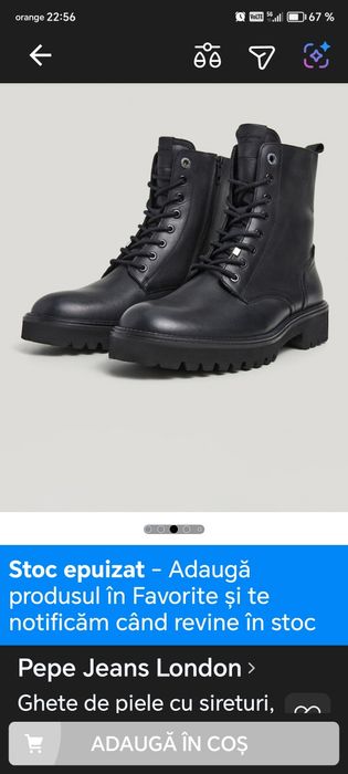 Ghete Pepe Jeans London 43