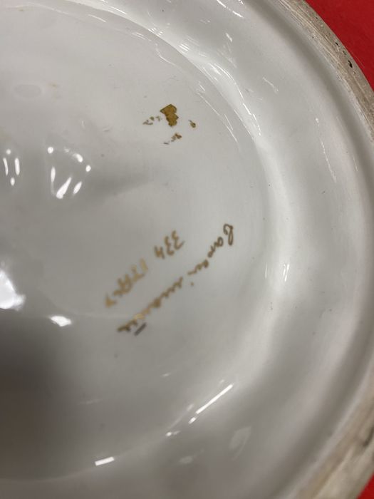 Голям италиански пепелник и купа на каподимонте