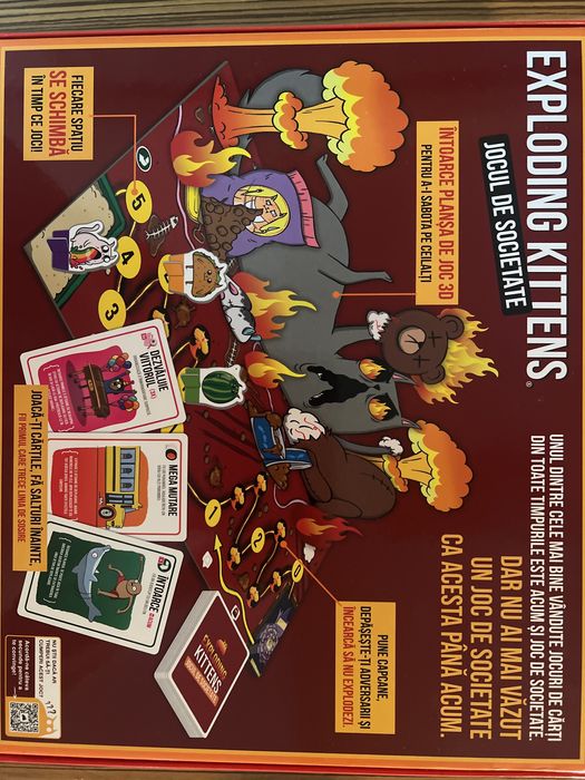 Joc de societate Exploding Kittens Board Game