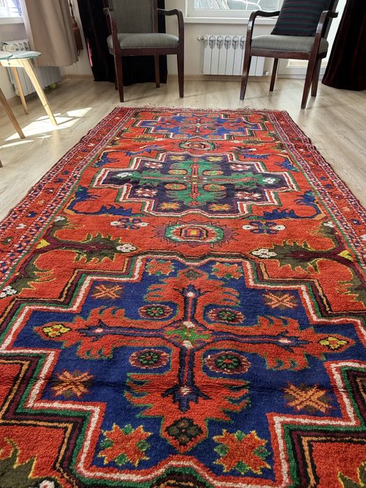 Ковер ручной работы из 100% шерсти