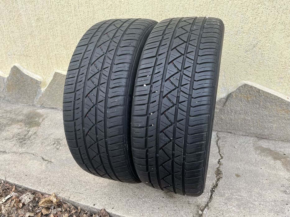 2 бр. всесезонни гуми 215/45/18 Continental DOT 4218/2619 4/6 mm