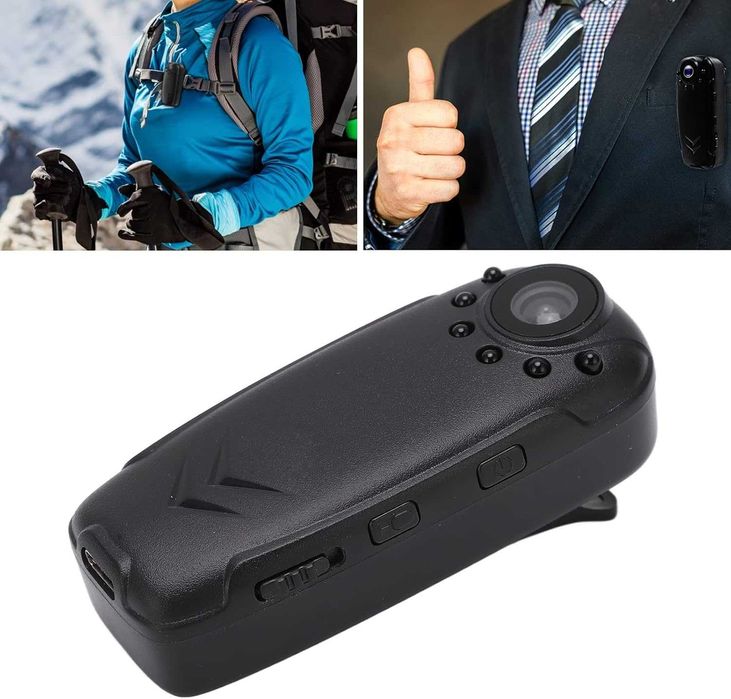 Мини камера за тяло, преносима 1080P Full HD спортна DVR