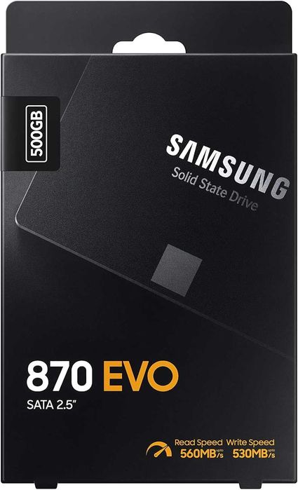 Samsung 870 EVO 500GB 2.5 inch SATA Internal SSD! Новый запечатанный!