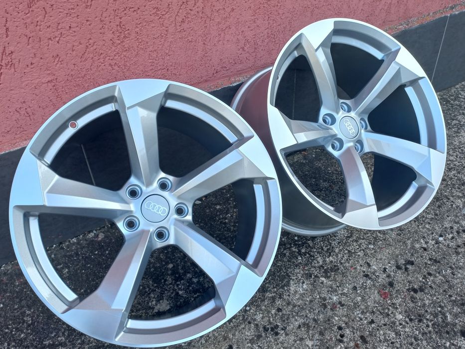20"Audi Ротор 27 9.0j et30 Silver Polish  A5 A6 A7 A8 Q3 Q5 Чисто Нови