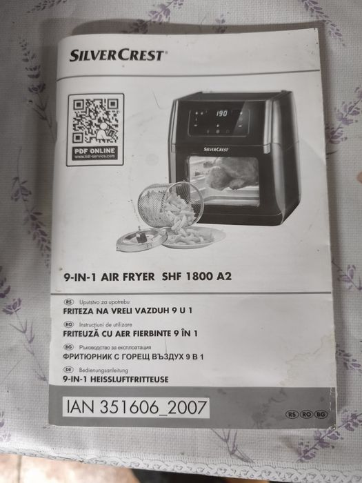 Friteuza aer cald Sivercrest