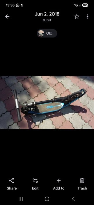 Trotinetă pliabilă Oxelo