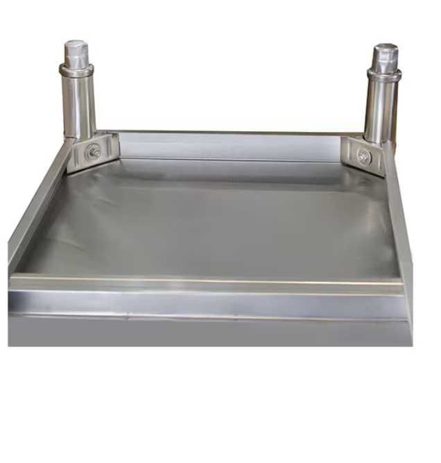 Masa de lucru excalibur din inox cu polita inferioara 1500x600x850 mm