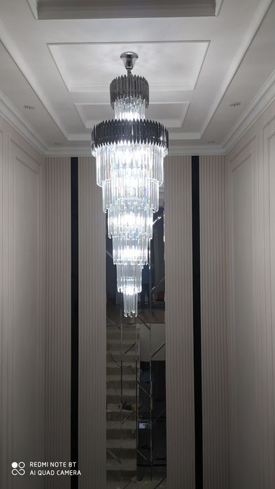 Установка Люстра галоген Браа