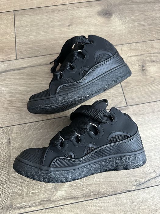Lanvin curb sneakers black 38