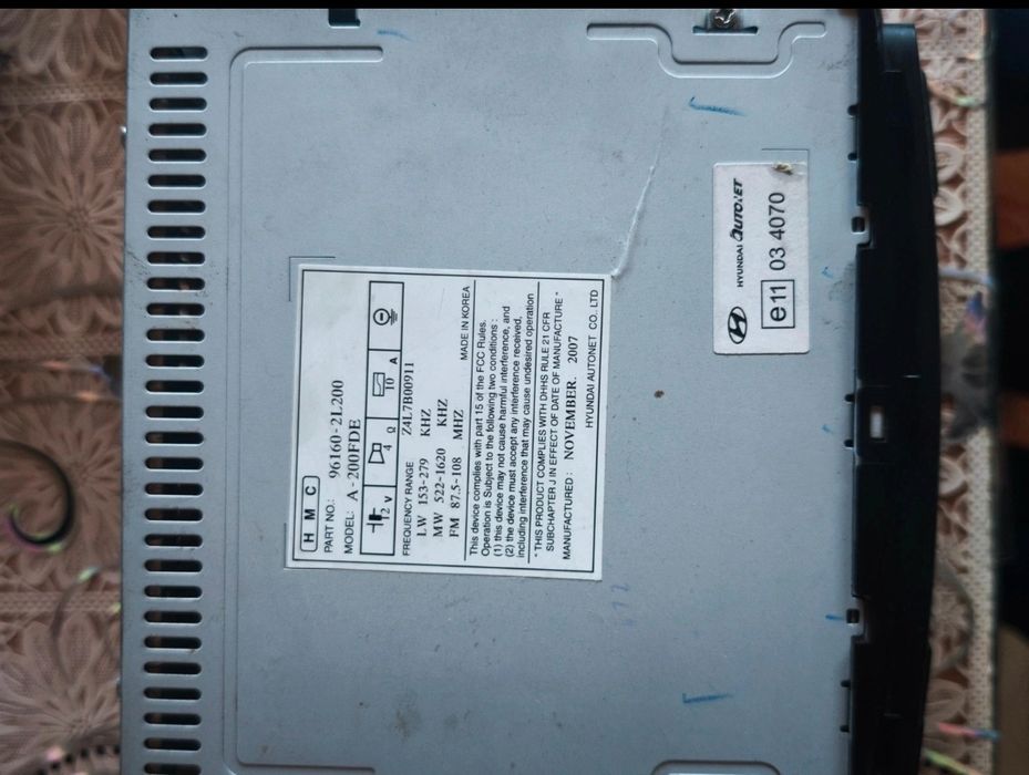 CD player auto Hyundai i30