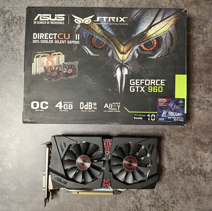 Видеокарта ASUS Strix GeForce GTX 960 4GB