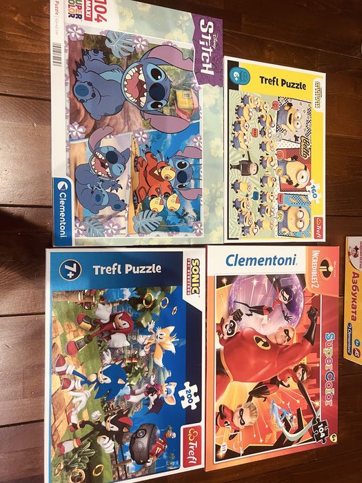 Образователни игри за деца от 1 до 5 години- пъзели