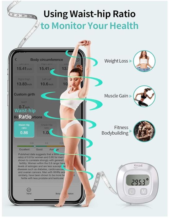 Smart Body Measuring Tape- Слим Пал