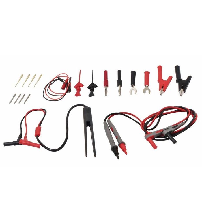 Set cabluri de testare pentru multimetru, 21 piese, Satra