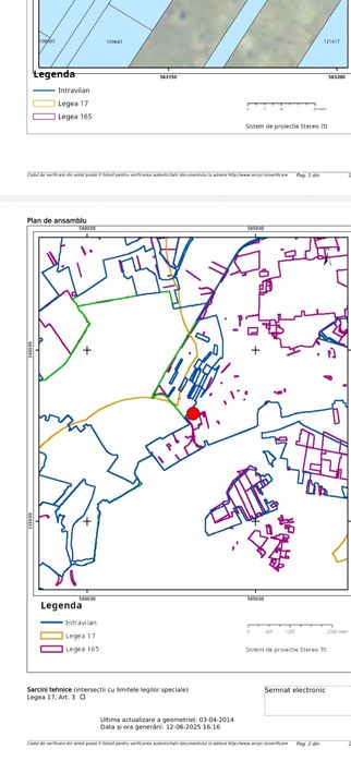 Teren intravilan 350 mp + cota drum ~100 mp | Otopeni | Proprietar