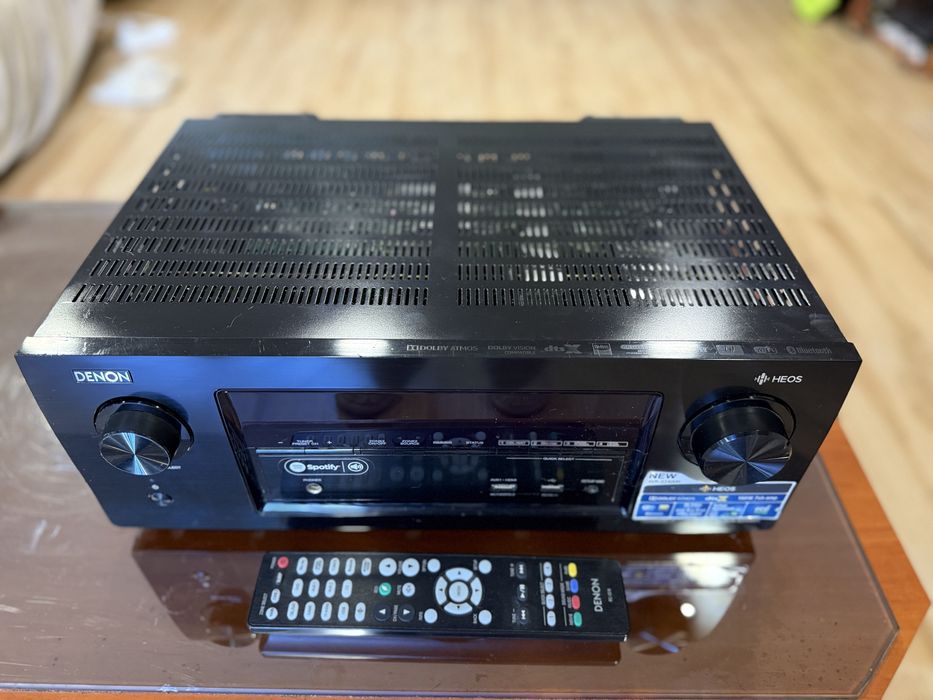 Denon AVR x2400h 7.2 канален 4K Аудио-видео ресивър с Dolby Atmos