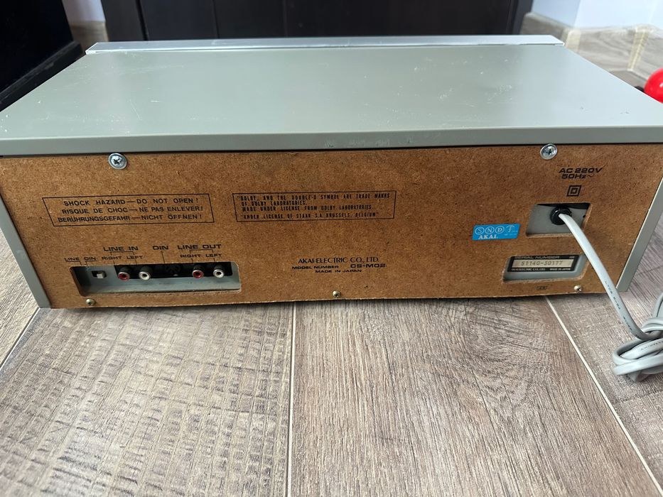 Касетен дек / akai cs-m02 deck-made in japan