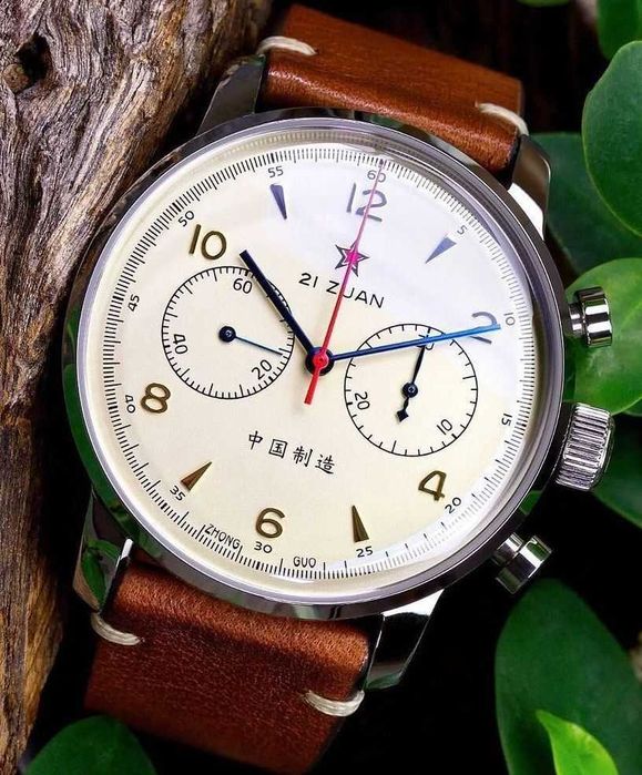 Ceas Red Star Chronograph Seagull Chinese Airforcewatch ST19