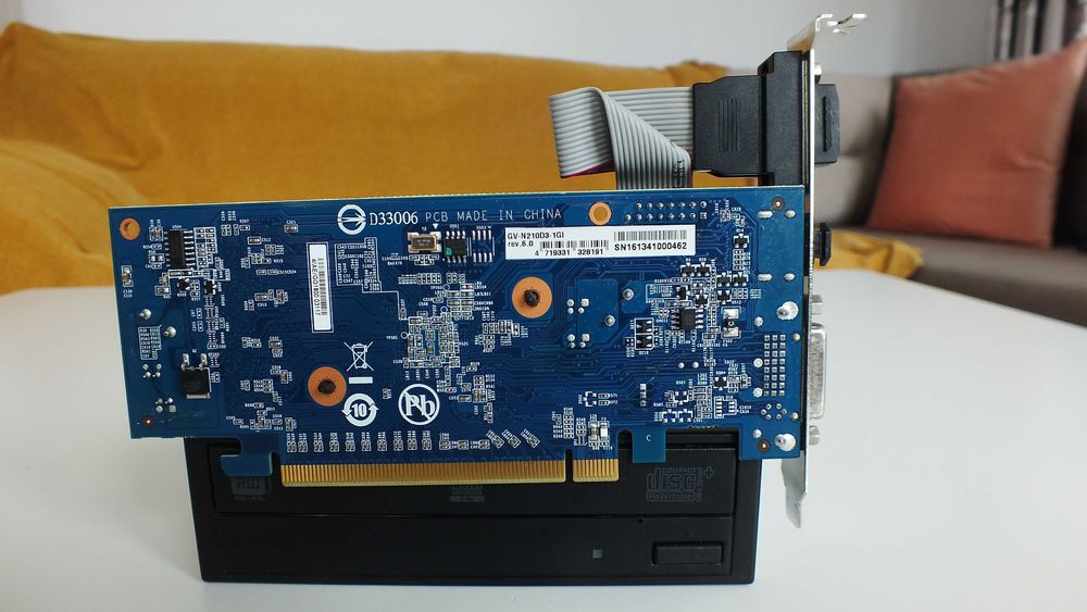 Placa video Gigabyte GV-N210D3-1GI rev. 6.0,1GB DDR3,Low Profile,HDMI