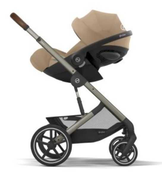 Cărucior Orfeo TPE Almond Beige 2026 Cybex Gold Set Complet