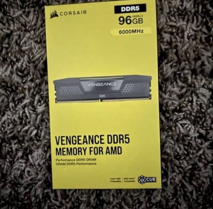 Kit Memorie RAM Corsair Vengeance 96GB DDR5 6000MHz (2x48GB) NOU