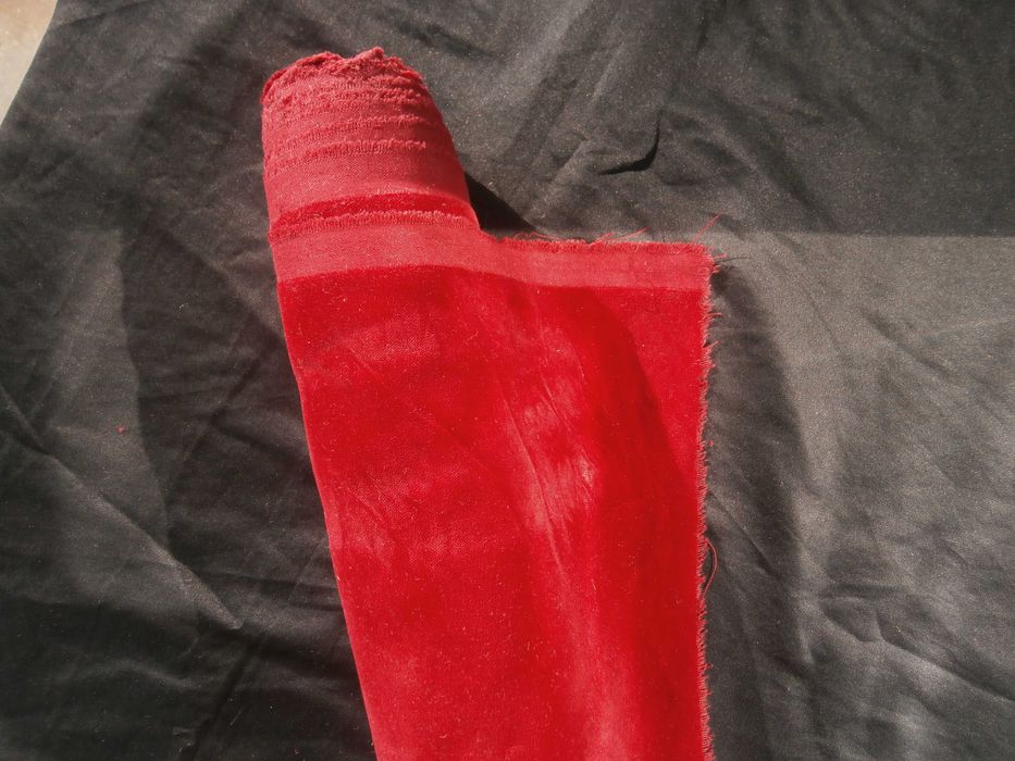 Плат,Плюш,Червен,Луксозен,Покривка,Соц.