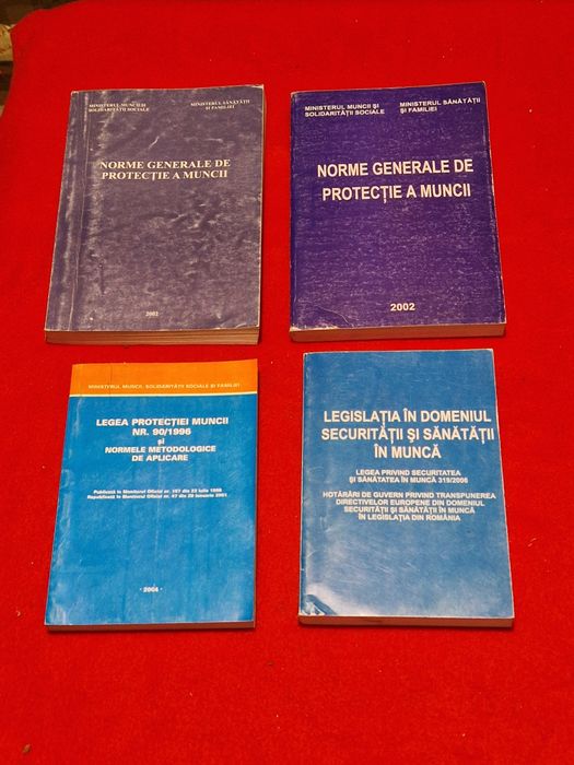 Cărți HSSE - Legislația sănătății si securității in munca