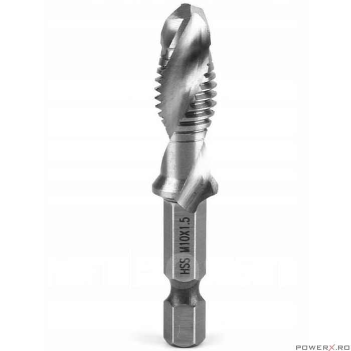 Set burghie pentru filetare, M3-M10, 6 piese, Verke