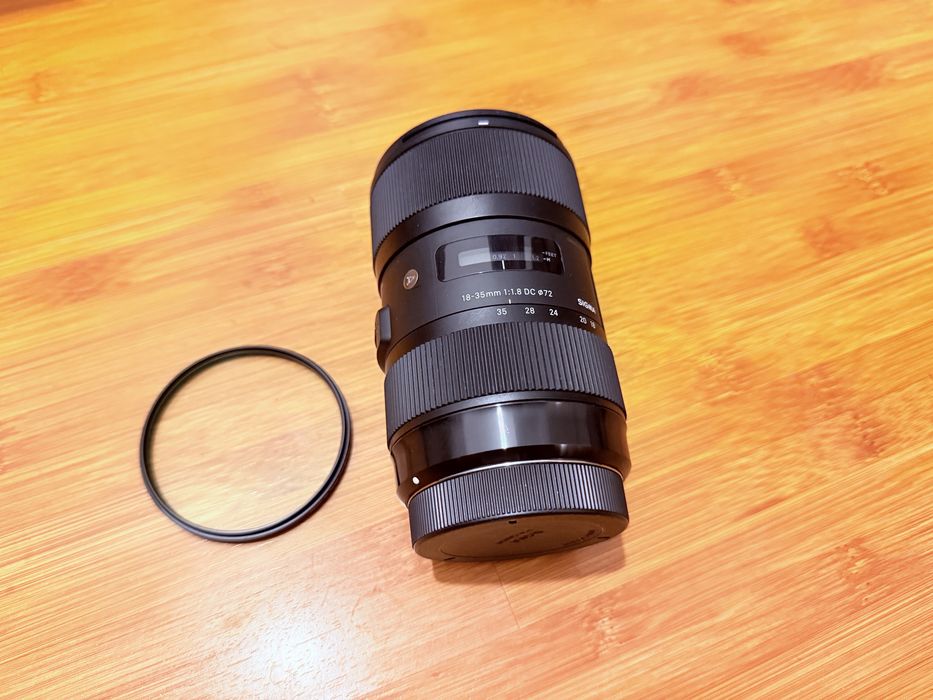 Obiectiv Sigma Art 18-35 mm F1.8 DC montura Canon EF