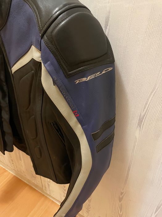 Мото кожено яке S