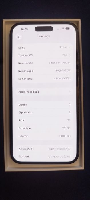 iPhone 14 Pro Max , 128GB