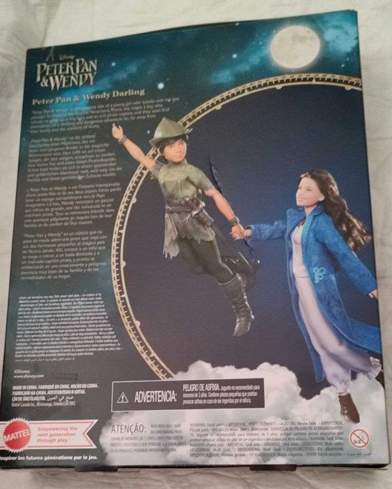 Set papusi Disney Mattel Peter Pan si Wendy NOU