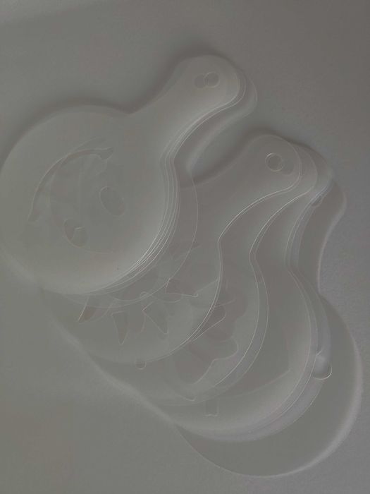 Stilou barista latte art + forme decorare cafea