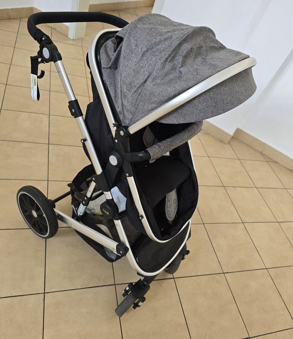 Cărucior 2 in 1 Transformabil 0 - 36 luni Gri