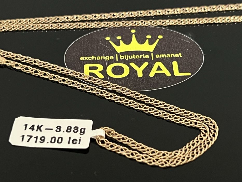 Bijuteria Royal CB : Lant aur 14k 585  3,83 gr