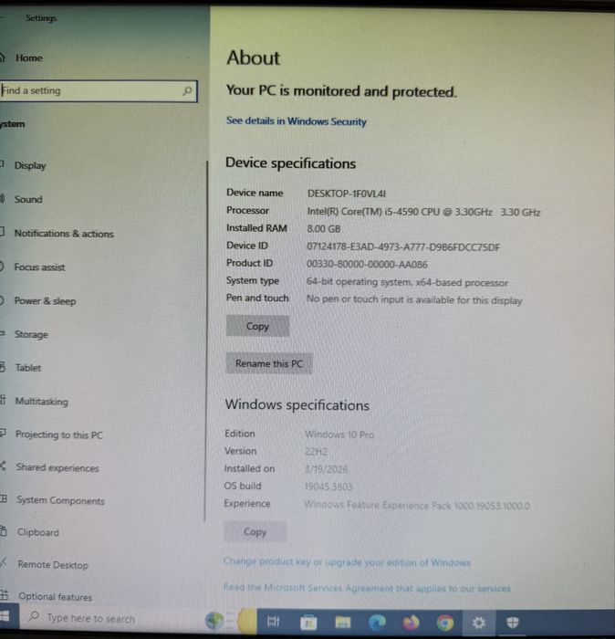 PC Dell 9020, 8GB RAM, 512GB ROM SSD
