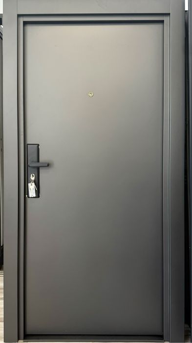 Входна врата за външни условия Gray