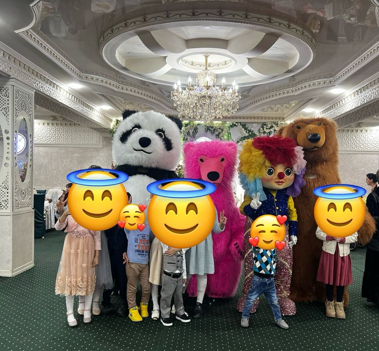 Айиклар ва мультфильм кахрамонлари !!!