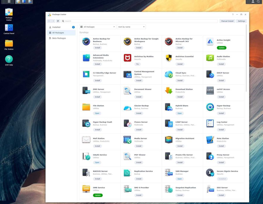 Sistem stocare in retea/NAS Synology DSM 7.1