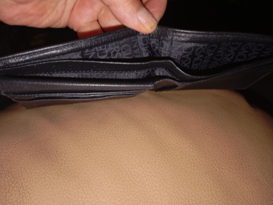 Винтидж много рядък унисекс портфейл Версаче от 80те години