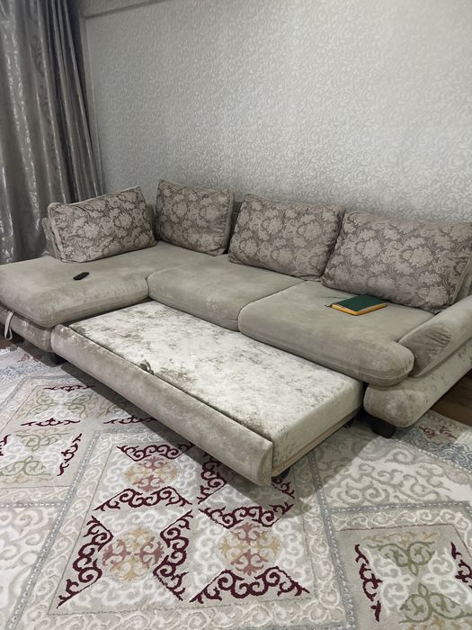 Мягкий уголок, угловой, раздвижной