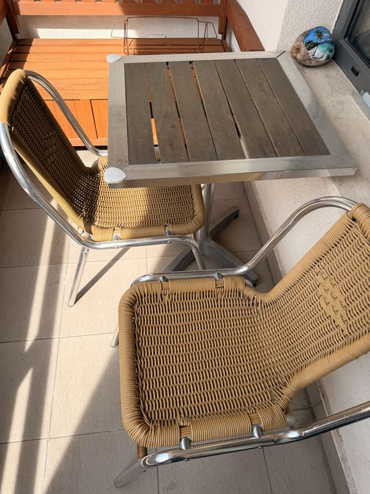 Маса с 2 стола за тераса / балкон – комплект