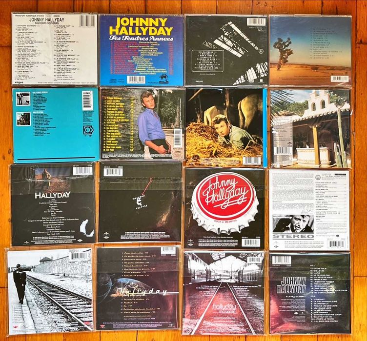 Colectie rock Johnny Hallyday pe 26 CD originale