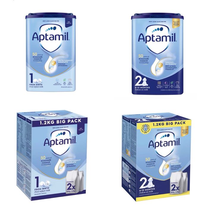 Топ цени Aptamil 800 g и 1,2 кг, внос от Великобритания