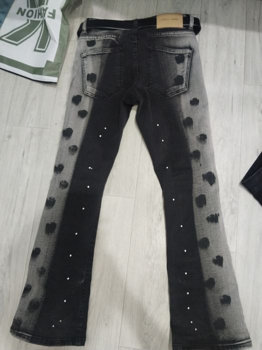 Джинсы перпл Клеш/ Flared