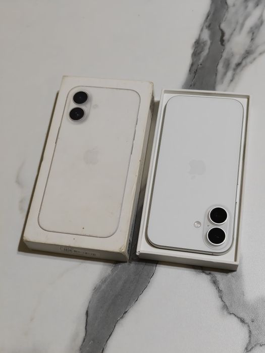 iPhone 16 128 gb akb 100 белый цвет