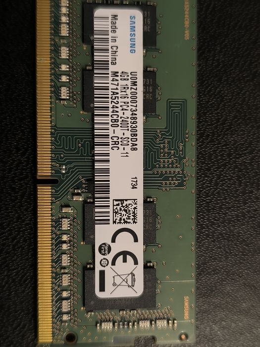 4GB RAM DDR 4 Samsung
