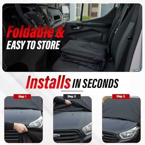 Нов Покривало предно стъкло Ford Transit Custom 2013-2023 водоустойчив